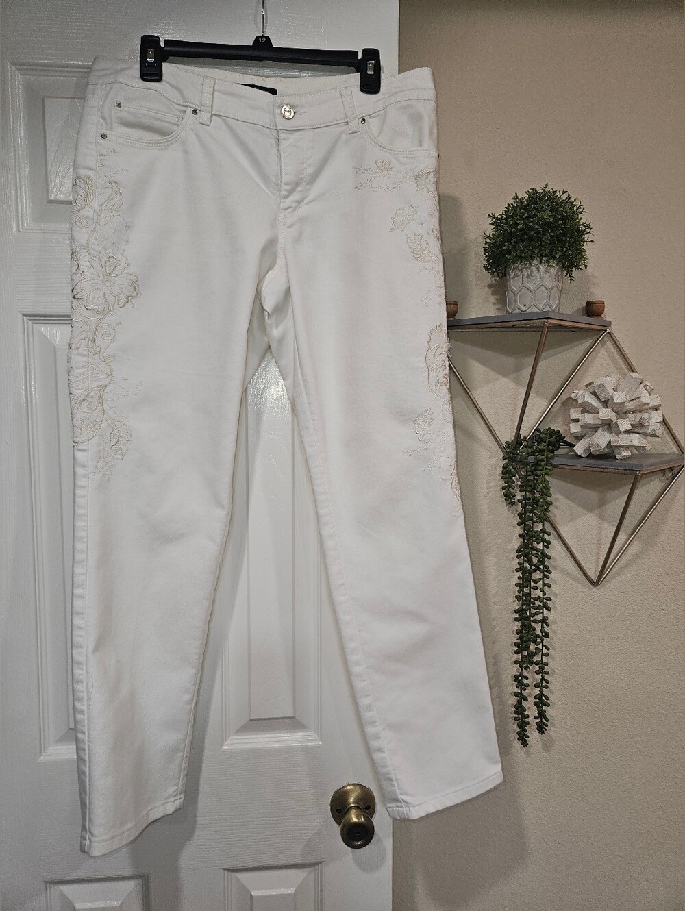 White House Black Market Embellished Jeans